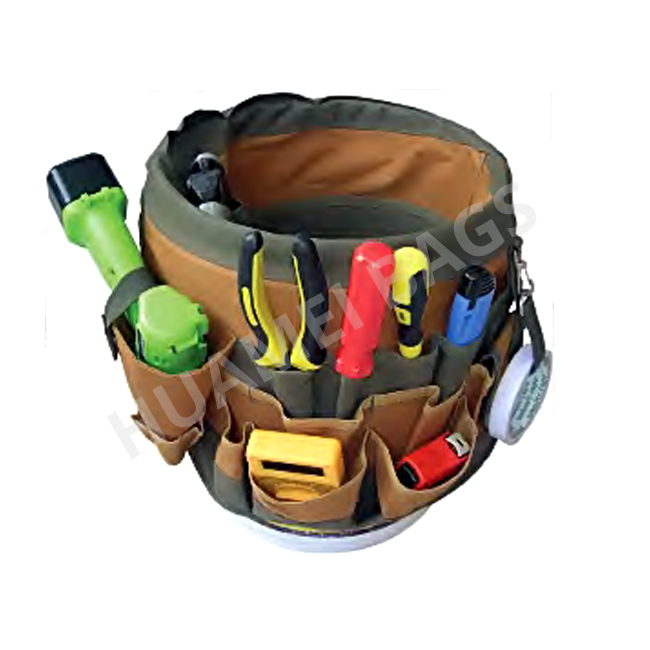 57 Pocket Tool Bucket Bag